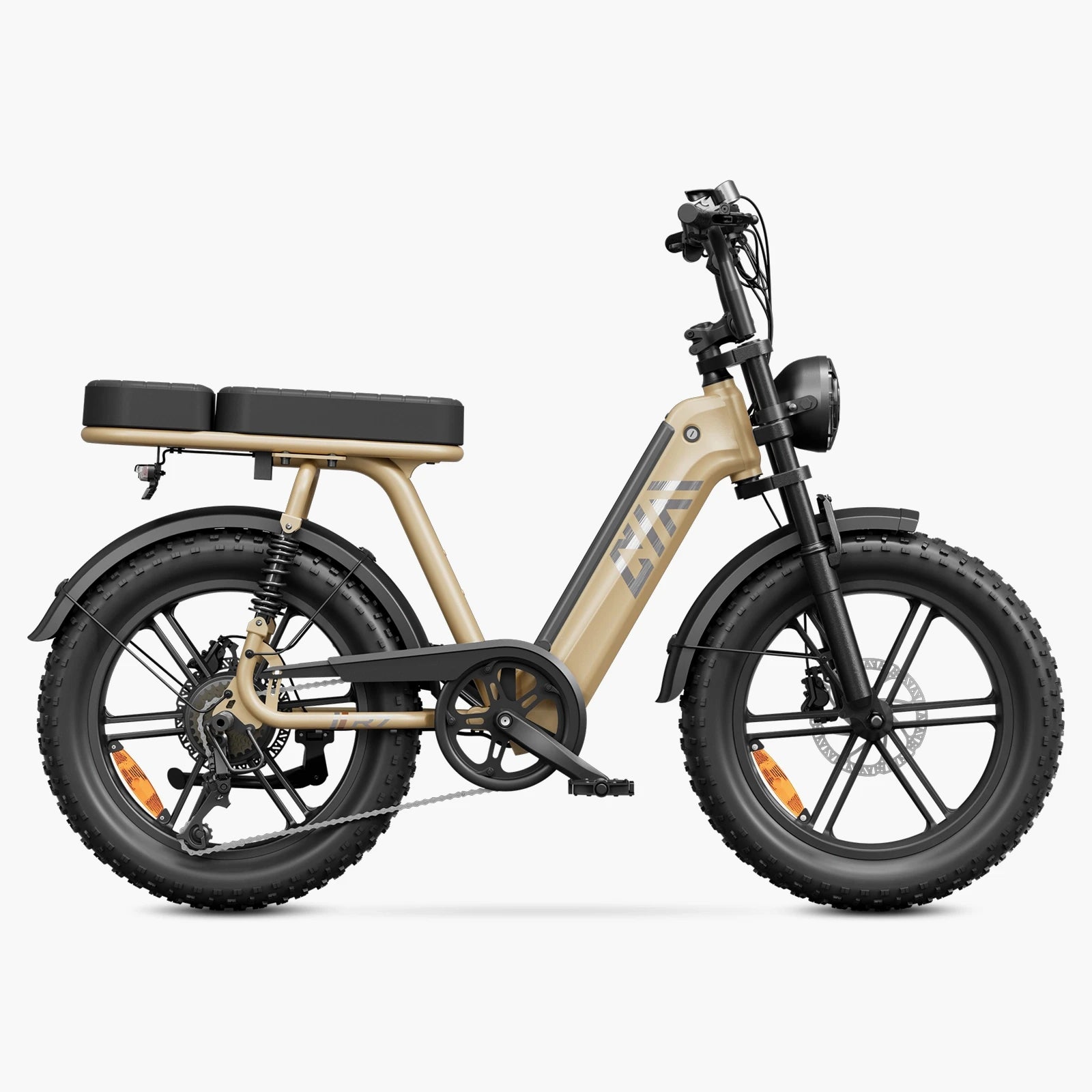 Vélo cargo électrique tout suspendu TST® R7 style cyclomoteur 250 W | Nouveau modèle 2026