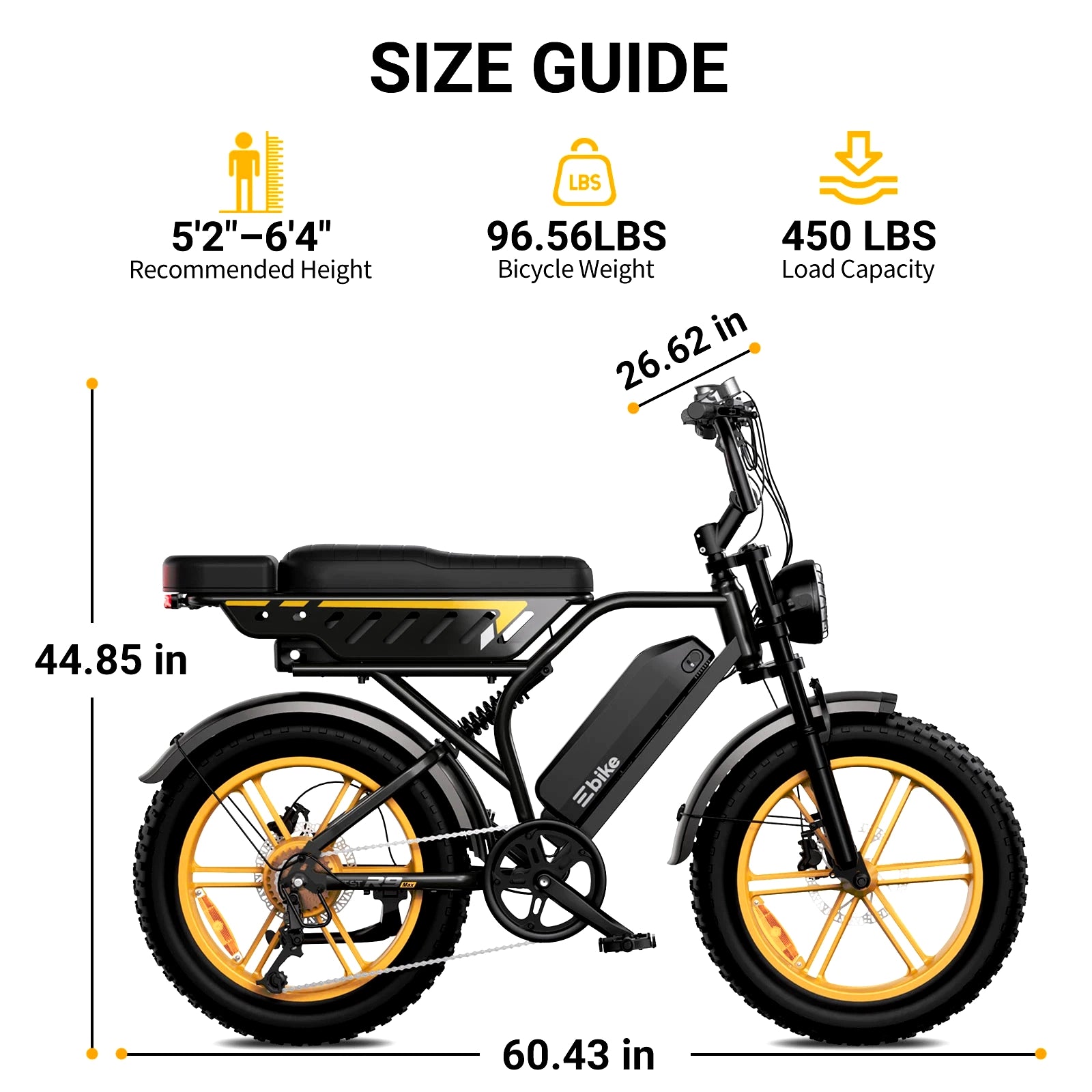 TST® R9 Dual-Akku 250W Langstrecken-Vollfederungs-Elektrofahrrad im Moped-Stil (Modell 2026)