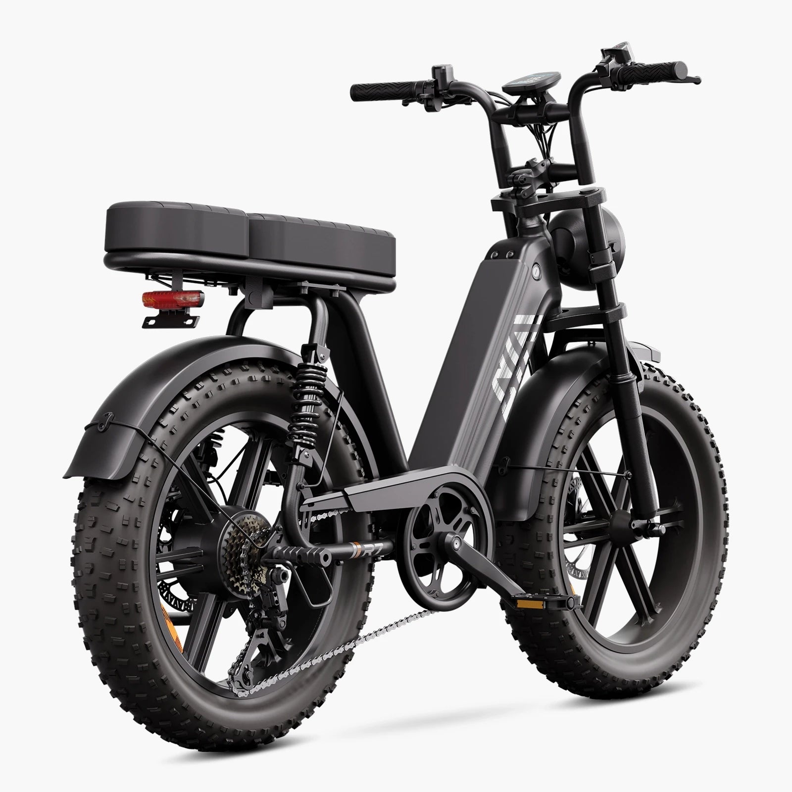 Vélo cargo électrique tout suspendu TST® R7 style cyclomoteur 250 W | Nouveau modèle 2026