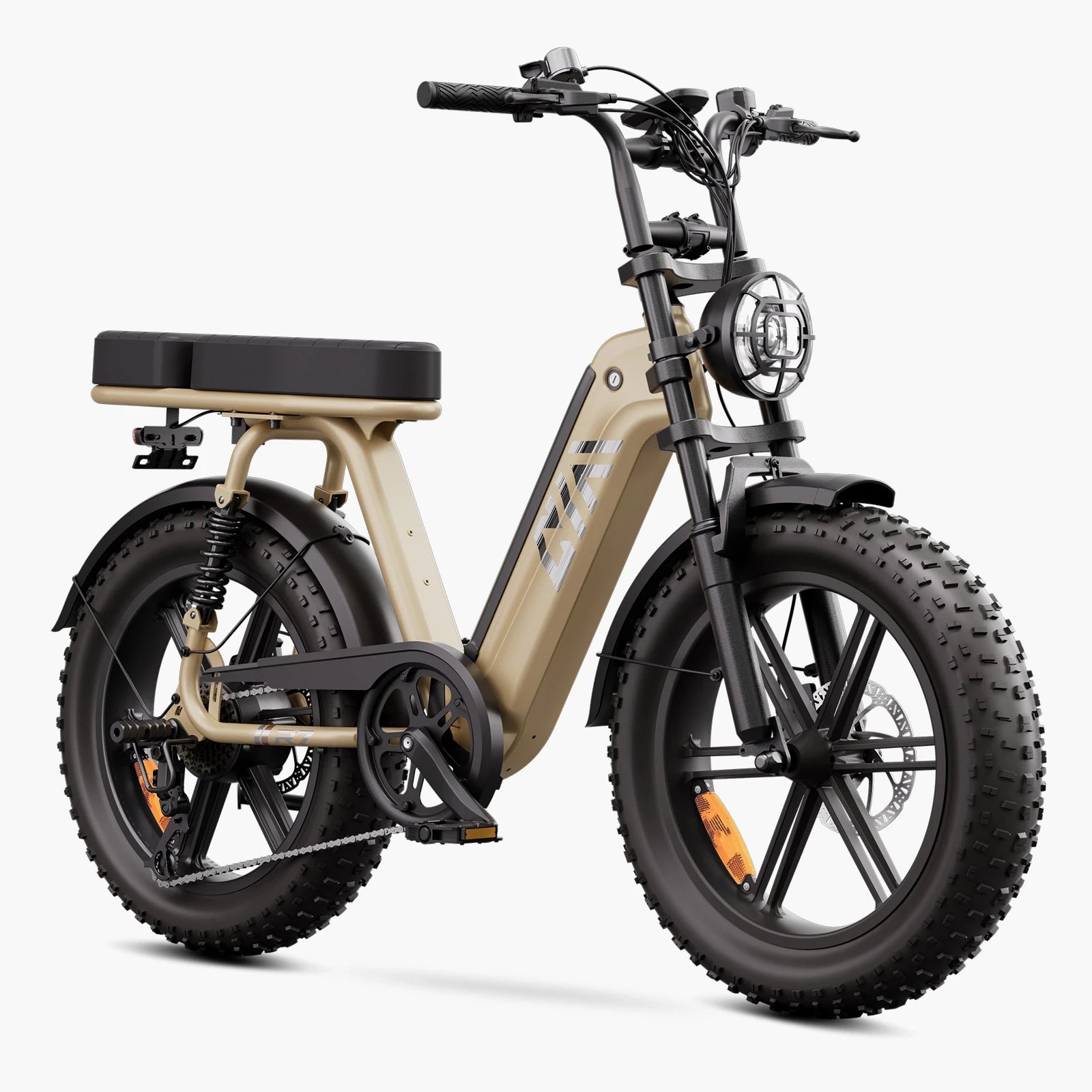 Vélo cargo électrique tout suspendu TST® R7 style cyclomoteur 250 W | Nouveau modèle 2026