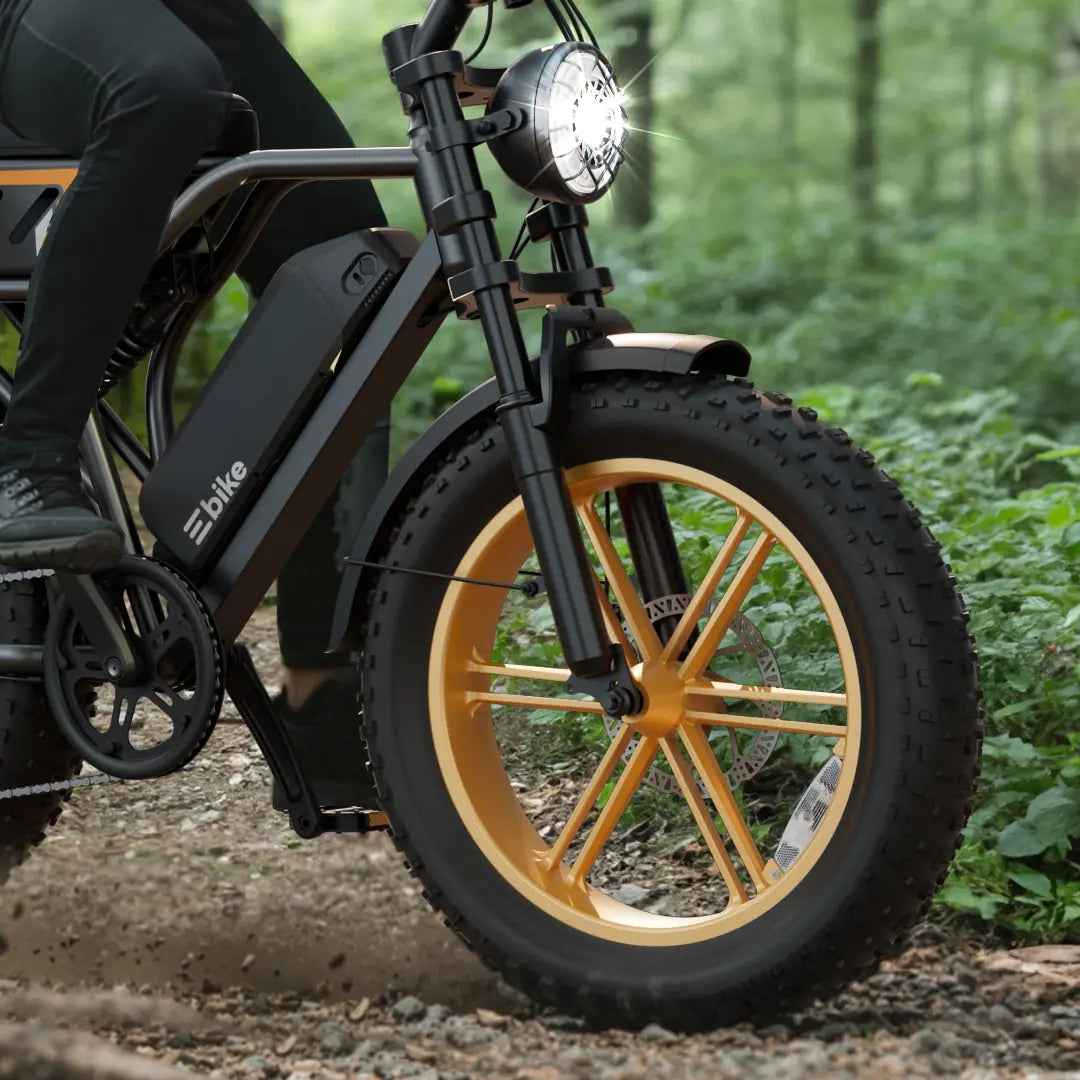 TST® R9 Dual-Akku 250W Langstrecken-Vollfederungs-Elektrofahrrad im Moped-Stil (Modell 2026)