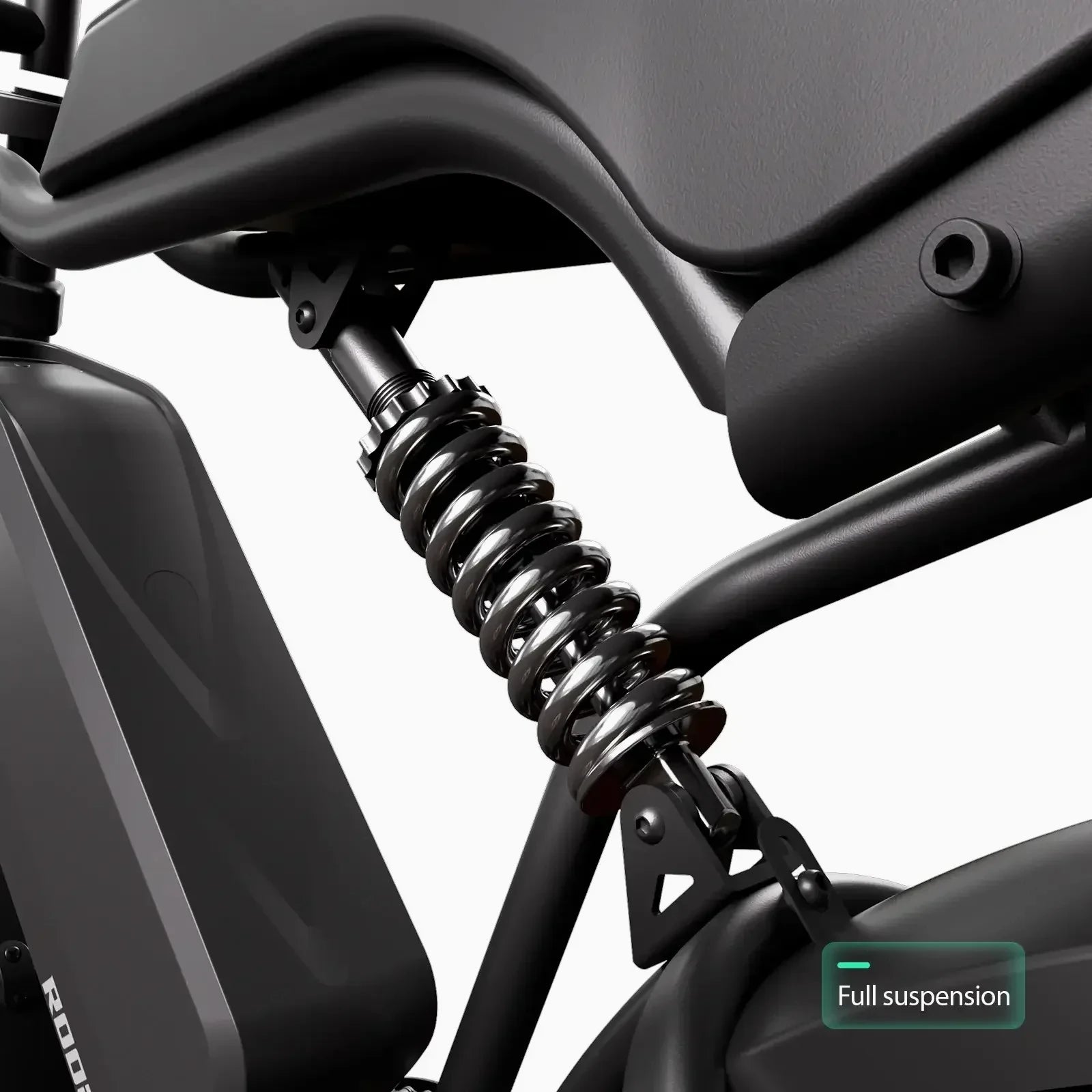 Vélo électrique de type cyclomoteur à suspension intégrale TST® R002 20'' 250W