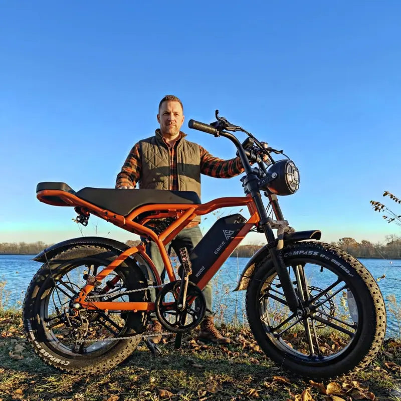 Vélo électrique de type cyclomoteur à suspension intégrale TST® R002 20'' 250W