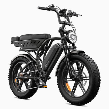 TST® R9 Dual-Akku 250W Langstrecken-Vollfederungs-Elektrofahrrad im Moped-Stil (Modell 2026)