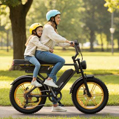 TST® R9 Dual-Akku 250W Langstrecken-Vollfederungs-Elektrofahrrad im Moped-Stil (Modell 2026)