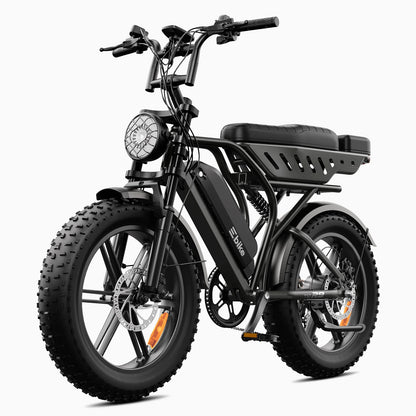 TST® R9 Dual-Akku 250W Langstrecken-Vollfederungs-Elektrofahrrad im Moped-Stil (Modell 2026)