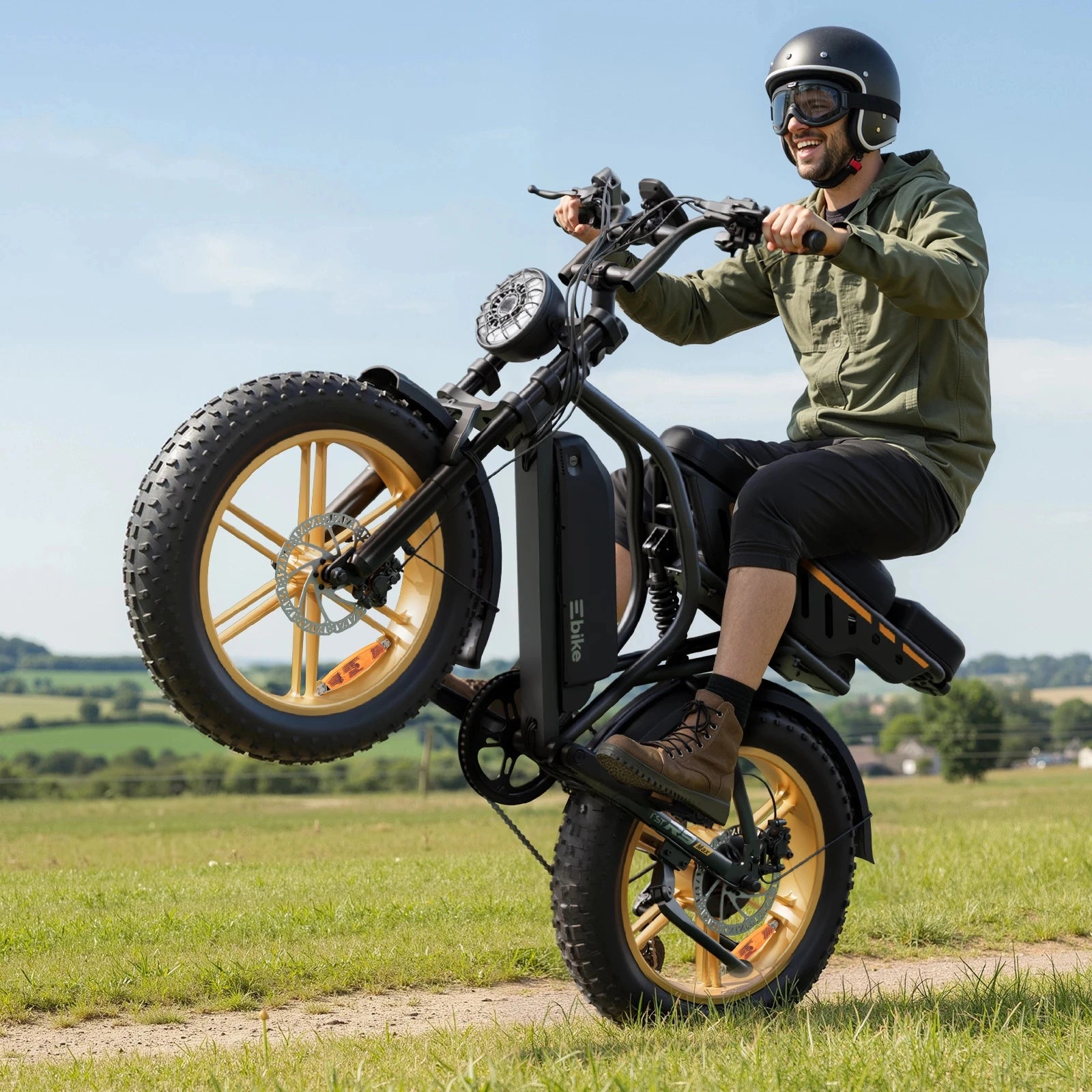 TST® R9 Dual-Akku 250W Langstrecken-Vollfederungs-Elektrofahrrad im Moped-Stil (Modell 2026)