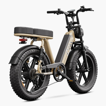 Vélo cargo électrique tout suspendu TST® R7 style cyclomoteur 250 W | Nouveau modèle 2026