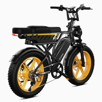 TST® R9 Dual-Akku 250W Langstrecken-Vollfederungs-Elektrofahrrad im Moped-Stil (Modell 2026)