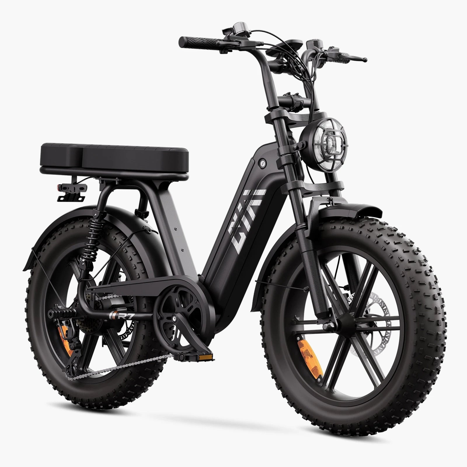 Vélo cargo électrique tout suspendu TST® R7 style cyclomoteur 250 W | Nouveau modèle 2026