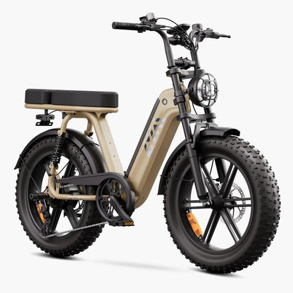 Vélo cargo électrique tout suspendu TST® R7 style cyclomoteur 250 W | Nouveau modèle 2026