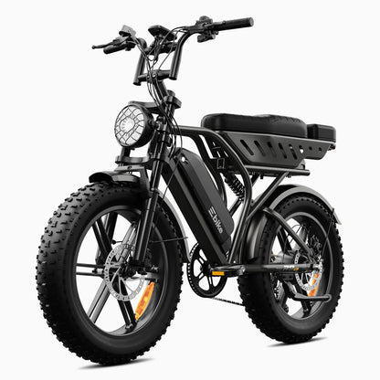 TST® R9 Dual-Akku 250W Langstrecken-Vollfederungs-Elektrofahrrad im Moped-Stil (Modell 2026)