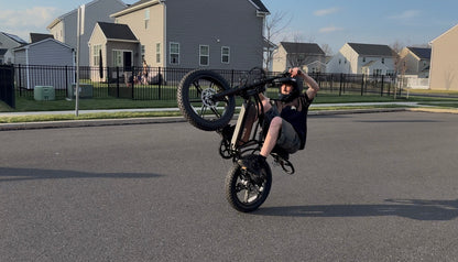 TST® R002 20'' 250W Full Suspension Moped-style Electric Bike