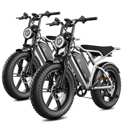 TST® Combo Sale R002 20" Full Suspension Moped-Style Ebike