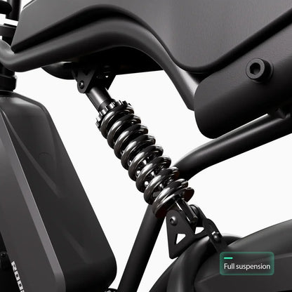 TST® R002 20'' 250W Full Suspension Moped-style Electric Bike