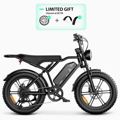 TST® R002 20'' 250W Full Suspension Moped-style Electric Bike