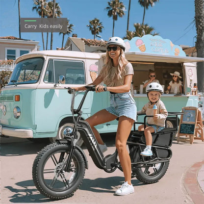 Vélo cargo électrique TST® Carrier 20''